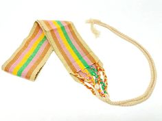 I love Mexico celebrates the native crafts of Mexico and the artists that produce them, enabling them and their communities to get recognized for their talented work and achieve economic stability for their families. This listing is for one piece of this beautiful handmade multi coloured belt/strap. They are prefect to add to your closet for your favourite dress, hat or even a shoulder bag as a lovely strap in multi colours. When purchasing please select the style you like by referring to the pi Embroidered Belt For Summer Beach, Multicolor Fabric Belt For Summer, Adjustable Woven Belt For Summer, Summer Beach Embroidered Belt, Handmade Multicolor Belt For Festivals, Casual Multicolor Adjustable Belt, Handmade Multicolor Belts For Festival, Multicolor Bohemian Belt For Festivals, Casual Multicolor Fabric Belt