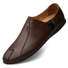 Masculine Slip-on Leather Shoes For Work, Masculine Slip-on Leather Shoes, Masculine Leather Sole Slip-ons With Round Toe, Luxury Men's Leather Lined Slip-on Shoes, Luxury Leather Footbed Slip-on Men's Shoes, Golf Art, Moccasins, Loafer Flats, Casual Shoes