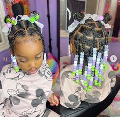 Infant Braids Hairstyles Black, Cute Hairstyles For Toddlers Black, Toddler Hairstyles Girl African American Braids, Toddler Girl Braid Styles, Black Toddler Braided Hairstyles, Toddler Braided Hairstyles Black Baby Girls, Toddler Protective Hairstyles, Toddler Hairstyles Girl African American Braids With Beads, Toddler Girl Braid Styles With Beads