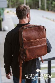 Amazing collection of leather and canvas backpacks and rucksacks. Impressive quality and attention to detail. Made with premium leather or the most durable of canvases, with plenty of room for all your work, sport, or travel products. Fill it with all you need for work or a day's travel. Classic Leather Backpack With Leather Lining For Outdoor, Classic Outdoor Backpack With Leather Backing, Classic Leather Backpack With Leather Backing For Outdoor, Classic Leather Backpack For Outdoor, Brown Leather Backpack With Luggage Sleeve For Everyday, Classic Outdoor Leather Backpack, Rugged Backpack For Everyday Use With Leather Patch, Rugged Backpack With Leather Patch For Everyday Use, Classic Backpack With Waxed Finish For Everyday Use