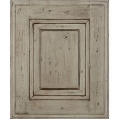 an old white painted wooden frame