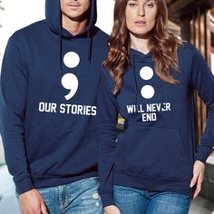 Cute Couple Hoodies, His And Hers Hoodies, Matching Couple Outfits Casual, Outfit For Couples, Matching Couple Outfits Summer, Hoodies Couple, Couple Sweatshirts, Navy Blue Outfit, Matching Hoodies For Couples