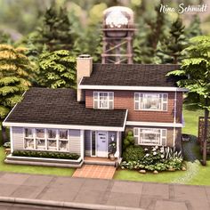 Speed Build & Download on YouTube | Gallery ID: ninahschmidt Sims 2 House, Trailer Living, Sims 4 House Design, Sims Building, Sims House Plans, Sims House Design