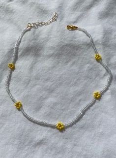 Sunflower Beaded Adjustable Choker Necklace - Harry Styles Inspired - Made with a selection of beads, Fireline jewellery thread and gold plated findings. - Comes in Small (13-15 inches), Medium (15-17 inches) and Large (17-19 inches). (Sizes include an extra 2 inches of extender chain to adjust to the perfect size). - Perfect for Harries to wear for the fruit man, especially for his upcoming tour! Adjustable Gold Beaded Flower Necklace, Adjustable Gold Flower-shaped Beaded Necklace, Gold Flower Necklace With Round Beads, Adjustable Flower Shaped Necklace With Spacer Beads, Gold Beaded Flower Necklace With Round Beads, Gold Flower Necklace With Beaded Round Beads, Handmade Gold Flower Necklace With Round Beads, Sunflower Beads, Jewelry Hacks