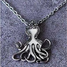 Silver Tone Octopus Necklace, 18” Chain, Pendant 1.2” X .9” , Nwot Octopus Necklace, Name Jewelry, Octopus, Womens Jewelry Necklace, Silver Tone, Jewelry Necklaces, Women Jewelry, Chain, Pendant