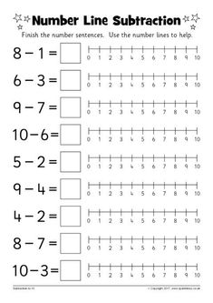 the number line addition worksheet