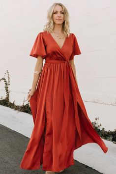 Satin Maxi Dress With Surplice Neckline For Summer, Summer Satin Belted Dress, Belted Satin Summer Dresses, Solid Satin V-neck Maxi Dress, Satin V-neck Belted Dress, Solid Color Satin Maxi Dress With V-neck, Satin V-neck Wrap Dress For Bridesmaids, Belted V-neck Satin Dress, Satin V-neck Bridesmaid Wrap Dress