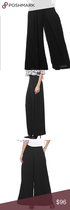 Gracia Wide Leg Pant Wide leg Pant. Fabric: 100% Polyester. Gracia Pants Wide Leg Black Wide-leg Pantsuit For Formal Occasions, Black Wide Leg Pantsuit For Formal Occasions, Chic Full-length Evening Bottoms, Sleek Evening Dress Pants For Spring, Sleek Wide Leg Pants For Spring Evenings, Sleek Wide Leg Pants For Evening In Spring, Sleek Wide Leg Pants For Evening And Spring, Chic Black Full-length Dress Pants, Chic Black Full Length Dress Pants