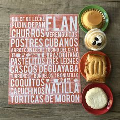 a table topped with different types of food