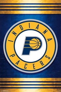 the indiana pacers logo on a white background