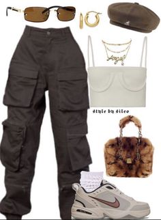 Tomboy Style Outfits, Brown Tones, Cute Comfy Outfits, Streetwear Fashion Women, Swaggy Outfits, Tomboy Fashion, Baddie Outfits Casual, Tag Someone Who