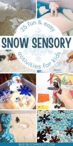 snow activities for kids to play with