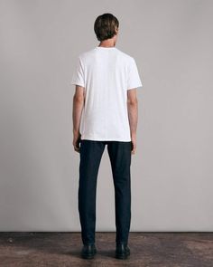 We took one of our softest fabrics and upped the comfort level. Enhanced with a brushed interior for a flannel-like feel, this style is mid-rise, tailored through the hip and thigh with a narrow leg opening. Available in Niko, a dark indigo rinse with a resin finish. rag & bone Men's Slim Fit 2 Dark Indigo Blue Brushed Back Jeans | Niko, 38X32 (also in 28X32,29X32,30X32,31X32,32X32,34X32,33X32,36X32). Straight Silhouette Cotton Bottoms With Five Pockets, Straight Silhouette Cotton Bottoms For Workwear, Cotton Straight Silhouette Bottoms For Work, Cotton Bottoms With Five Pockets In Straight Silhouette, Cotton Bottoms With Straight Silhouette For Work, Relaxed Fit Cotton Bottoms With Straight Silhouette, Casual Cotton Bottoms With Straight Hem, Fitted Straight Leg Bottoms For Casual Gatherings, Cotton Bottoms With Straight Hem For Casual Gatherings