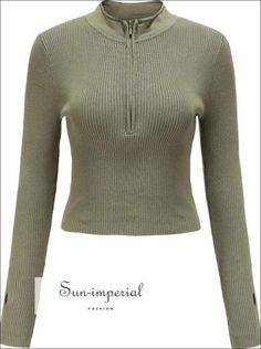 Sun-Imperial Material Composition:knitting Material:Polyester Technics:Flat Knitted Sleeve Length(cm):Full Pattern Type:Solid Closure Type:None Collar:V-Neck Item Type:Pullovers Sleeve Style:REGULAR Style:High Street Decoration:NONE Clothing Length:Short sun-imperialOther Sleeve Length:long sleeve Pop elements / Technology:zipper See size chart : https://sun-imperial.com/pages/size-chartSizing advice :Most items run small ( discluding swimsuits and shoes) - If you are not sure which size will wo Green Half-zip Top, Trendy Olive Tops For Winter, Green Half-zip Winter Top, Winter Half-zip Green Tops, Winter Green Half-zip Top, Fitted Green Tops With Zipper Closure, Green Half-zip Fall Sweater, Olive Long Sleeve Tops For Winter, Street Decoration