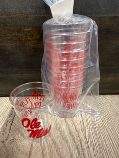 Party Shot Glasses- Flim Flam Bim Bam Ole Miss Party Shots, Drinking Accessories, Graduation Celebration, Ole Miss, Get The Party Started, Shot Glasses, School Spirit