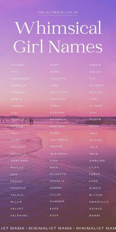 Searching for unique baby girl names? This pretty collection of uncommon baby names is full of mystical, ethereal, whimsical and rare baby names for girls that are totally different! From flower names for girls to nature names, these nature inspired names have totally incredible meanings!