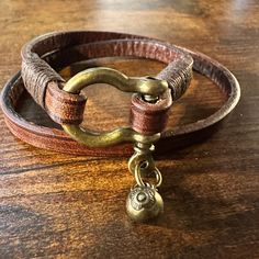 Handcrafted Brown Leather Horse Shoe Buckle Bracelet, Double Wrap, Boho  Leather Bracelet Fits up to 20CM FAST shipping Vintage Leather Festival Bracelets, Vintage Brown Leather Fashion Bracelet, Handmade Leather Wrap Bracelet For Gift, Handmade Leather Wrap Bracelet Gift, Vintage Brown Wrap Bracelet Gift, Adjustable Vintage Brown Leather Jewelry, Vintage Brown Wrap Bracelet, Adjustable Vintage Brown Bracelet For Gift, Adjustable Vintage Brown Bracelet As Gift