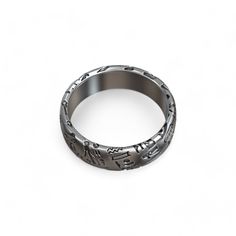 Immerse yourself in the mystique of ancient Egypt with our Ancient Egyptian Symbols Amulet Wedding Ring, crafted from 925 sterling silver. This exquisite ring features intricate engravings of timeless Egyptian symbols, including hieroglyphs that represent protection, strength, and eternal love. Each ring is meticulously handcrafted, ensuring a unique piece of jewelry that tells a story of ancient civilizations. Ideal as a wedding ring or a meaningful gift, this amulet ring combines historical ch Symbolic Ceremonial Jewelry With Engraving Option, Symbolic Carved White Gold Jewelry, Symbolic Etched Jewelry For Promise, Symbolic Ceremonial Etched Jewelry, Symbolic Etched Jewelry For Ceremonial Occasions, Ceremonial Symbolic Etched Jewelry, Symbolic Engraved White Gold Ring, Symbolic Engraved Ring For Promise, Symbolic Silver Ceremonial Jewelry