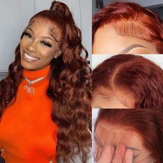 PRICES MAY VARY. 【Reddish Brown Lace Front Wigs Human Hair Material】: 13x4 Reddish Brown Body Wave Lace Front Wigs Human Hair Unprocessed Brazilian Virgin Brown Wig Human Hair, Cut From Young Healthy Girl, 180 Density HD Lace Front Wigs Human Hair Breathable, Soft Bouncy Comfortable. 【Reddish Brown Wig Human Hair】: 13x4 Lace Front Wigs Human Hair is Bouncy and Smooth,Soft Like Silk with Little to No Shedding.Glueless Wigs Human Hair Pre plucked With Around Baby Hair Make it More Natural,Reddish Brown Lace Front, Body Wave Lace Front Wigs, Auburn Color, Hair For Black Women, Auburn Brown, Glueless Wigs, Lace Front Wigs Human Hair, Wigs Human Hair, Healthy Girl