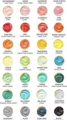 the different shades of paint that you can use to make your own face and body