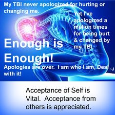 Accept Ourselves & Don't Apologize for Being Us! Brain Tips, Taking Up Space, Neck Injury, Emdr Therapy, Being Me, Awareness Quotes