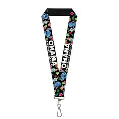 PRICES MAY VARY. Made out of stretchy nylon and a stainless steel clip to easily detach your keys Show off your favorite character or brand The lanyard is 1.0 inches wide, and a standard length This product is officially licensed by Disney Stitch Scrump, Seatbelt Belt, Candy Club, Ohana Means Family, Hawaiian Theme, Garment Labels, Paper Tags, Id Badge, Lilo And Stitch