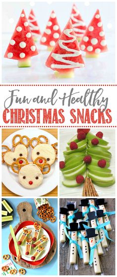 christmas snacks that are fun and healthy for the whole family