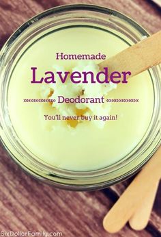 Lavender Deodorant, Homemade Deodorant, Diy Kosmetik, Diy Cosmetics, Homemade Bath Products