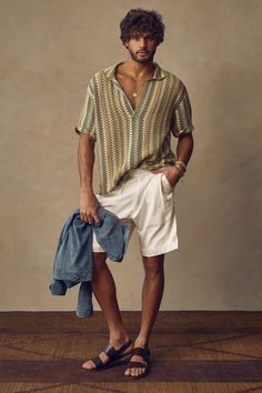 Todd Snyder Collection Spring 2023 Vacation Outfits Men, Marlon Teixeira, Mens Summer Outfits, Spring Outfits Men, Mens Casual Outfits Summer, Todd Snyder, Men Street, Men Fashion Casual Outfits