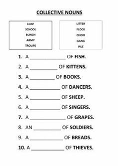 the worksheet for collective nourishment is shown in black and white