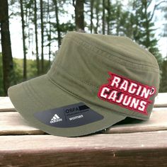 Louisiana-Layfayette Ragin Cajuns Adidas Womens Army Green Military Hat Cap Osfa Ncaa One Size Fits Most Condition Is Brand New. See Photos For Description Details. Adidas Visor Hat For Spring, Adidas Casual Baseball Cap For Outdoor, Adidas Casual Flat Bill Hat, Adidas Bucket Hat, Adidas Beanie, Corduroy Bucket Hat, Gold Adidas, Adidas Hat, Military Hat