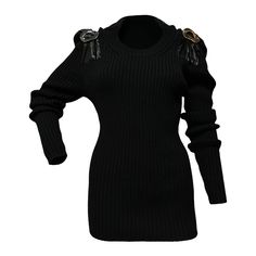 condition 10/10 color black size 38 chest 36cm, length 73cm, shoulder 49cm, sleeves 70cm by flat wool 99% nylon 1% made in Italy free shipping worldwide Long Sleeve Ribbed Party Sweater, Black Ribbed Wool Sweater, Party Long Sleeve Ribbed Sweater, Ribbed Long Sleeve Party Sweater, Chic Black Ribbed Outerwear, Black Ribbed Outerwear For Work, Black Wool Party Outerwear, Black Wool Long Sleeve Sweater, Black Long Sleeve Sweater For Evening