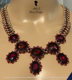 Dearest Gentle Reader: Lady Scarlett - Rare, Limited Edition, Necklace set. Gorgeous! The set includes 23" necklace, matching earrings and matching bracelet. All Crystals: Red, Faceted. 15 crystals total. Bracelet: 7 3/4" long. Necklace & Bracelet Clasps: Gold color, Fold-over magnet style. Earrings: 3" long, drop style, lever-back. Declaration: Each piece of jewelry, I painstakingly make, includes high quality, genuine gemstones, and components, such as, wire protectors, clasps, stringing mater Formal Crystal Jewelry With Faceted Beads, Red Jeweled Jewelry For Evening, Red Evening Jewelry, Elegant Red Crystal Beaded Necklaces, Formal Red Beaded Jewelry, Red Spacer Beads Jewelry For Party, Crystal Beaded Jewelry For Evening, Elegant Red Jewelry With Spacer Beads, Red Round Bead Evening Jewelry