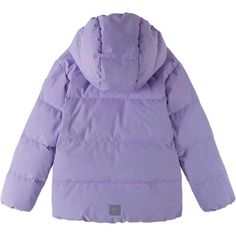 Lightweight warmth meets a fun and cute jacket for pint sized adventurers in the Reima Paimio Down Jacket. The synthetic face fabric offers abrasion resistance to encourage young ones to climb on rocks and trees, while down insulation traps body heat to keep them warm and focused on fun. Solid Winter Outerwear For School, Long Sleeve Winter Outerwear For School, Hooded Purple Puffer Jacket For Winter, Purple Hooded Puffer Jacket For Winter, Purple Outerwear With Fleece Lining For Outdoor Activities, Purple Long Sleeve Outerwear For Outdoor, Purple Long Sleeve Outerwear For Outdoor Activities, Lilac Amethyst, Cute Jackets