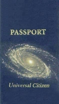 a book with the title passport universal citizen