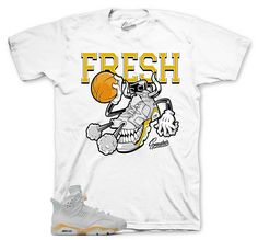 Sneaker tees to match your Jordan Retro 6 Pearl Paris. ST Clothing- Fly kicks Tees Made of 100% pre-shrunk cotton. Fits true to size. *You may refer to size chart for correct measurements.* SHOP JORDAN PEARL 6 SHIRTS HERE White Throwback Graphic Print Tops, White Throwback Top With Dtg Printing, White Cotton Throwback T-shirt, White Throwback T-shirt With Logo Print, White Pre-shrunk Throwback T-shirt, White Throwback T-shirt, Shrink-resistant, White Short Sleeve Throwback T-shirt, Pearl Sneakers, Latest Jordans