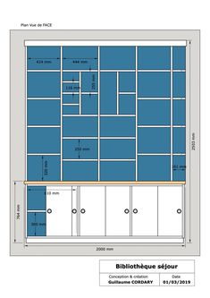 a blueprinted drawing of a room with cabinets