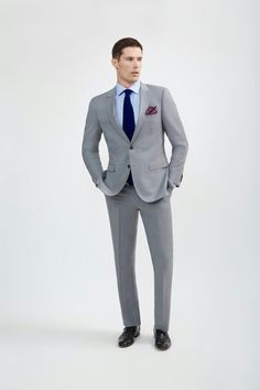 Classic Tailored Suit With Tie, Classic Custom Fit Suits For Spring, Custom Fit Suits For Semi-formal Spring Occasions, Custom Fit Suit For Semi-formal Spring Events, Custom Fit Suits For Spring Semi-formal Events, Classic Custom Fit Spring Suits, Spring Classic Custom Fit Suit, Tailored Business Suits For Spring, Tailored Suits For Spring Business Events