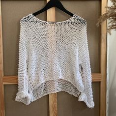 White knit cotton sweater Hand Knit cotton women sweater | Etsy White Fishnet Top, Black Fishnet Top, Fishnet Style, Arm Knit, Knit Summer, Summer Cotton Tops, Fishnet Top, Summer Sweater, Summer Sweaters