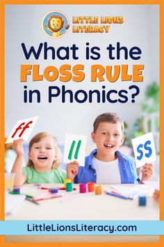 Floss Rule Summer Learning Activities Preschool, Floss Rule, Phonemic Awareness Kindergarten, Summer Learning Activities, Decodable Books, Phonics Rules, Teaching Spelling, English Phonics, Literacy Lessons