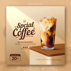 Social Media Product Post Design Ideas, Coffee Advertisement Poster, Photoshop Social Media Design, Coffee Shop Banner Design Ideas, Cafe Instagram Posts Design, Coffee Social Media Design Ideas, Cafe Design Poster, New Products Poster