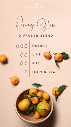 Living Oils Recipes, Orange Glow, Essential Oil Mixes