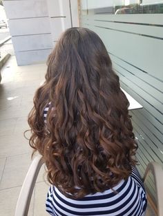 Hairdos For Curly Hair, Wavy Curly Hair, Curly Hair Care, Hair Dye Colors, Dream Hair