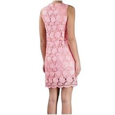 Exquisitely elegant and flawlessly feminine, we love Christopher Kane's rose pink lace overlay dress.Round neck, sleeveless80% viscose, 20% polyester Fully Lining: 100% silkHidden back zipperDry cleanMade in Italy Feminine Lace Sleeveless Party Dress, Feminine Sleeveless Mini Dress With Scalloped Lace, Pink Lace Sleeveless Dress, Feminine Sleeveless Spring Lace Dress, Pink Sleeveless Lace Dress, Sleeveless Pink Lace Dress With Lace Trim, Pink Sleeveless Lace Dress For Summer, Pink Sleeveless Scallop Lace Dress, Pink Sleeveless Lace Dress With Scalloped Lace