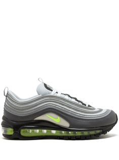 Nike Air Max 97 sneakers - Grey Neon Sneakers, Skater Shoes, Nike T, Swoosh Logo, Kinds Of Shoes, Sneakers Grey, Sportswear Brand, Nike Air Max 97, Sneaker Collection