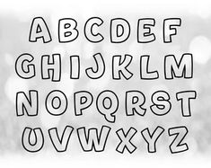 the upper and lower letters are drawn in black ink