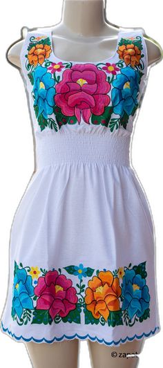 White Dresses With Floral Embroidery, White Cotton Mini Dress With Floral Embroidery, White Fitted Dress With Floral Embroidery, Traditional White Sleeveless Embroidered Dress, Traditional White Sleeveless Dress, White Sleeveless Sundress With Floral Embroidery, White Fitted Dress For Festival, Fitted White Festival Dress, White Fitted Mini Dress For Festival