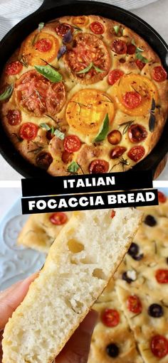 this is an image of italian focaccia bread