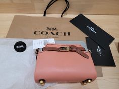 Leather Bag For Daily Use, Coach Leather Bags As A Gift, Coach Satchel Shoulder Bag Gift, Coach Top Handle Shoulder Bag As Gift, Coach Crossbody, Cross Body Handbags, Color Blocking, Handbags, Leather