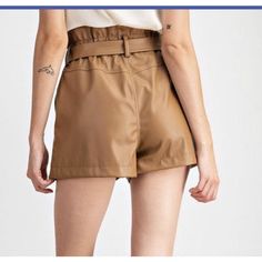 High Waist Diva Shorts (caramel) – theFRINGEDpineapple